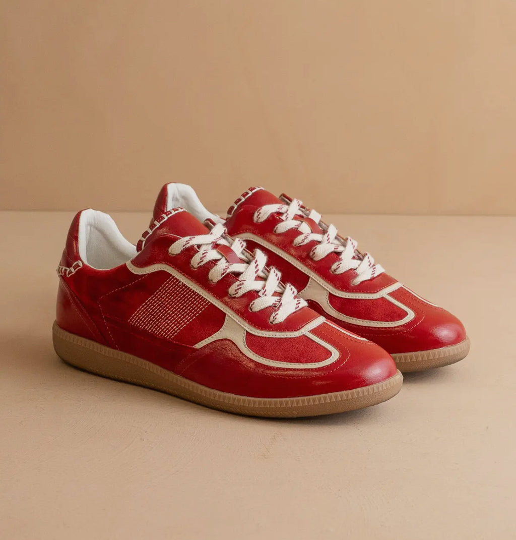 Cherry Lace Up Sneaker