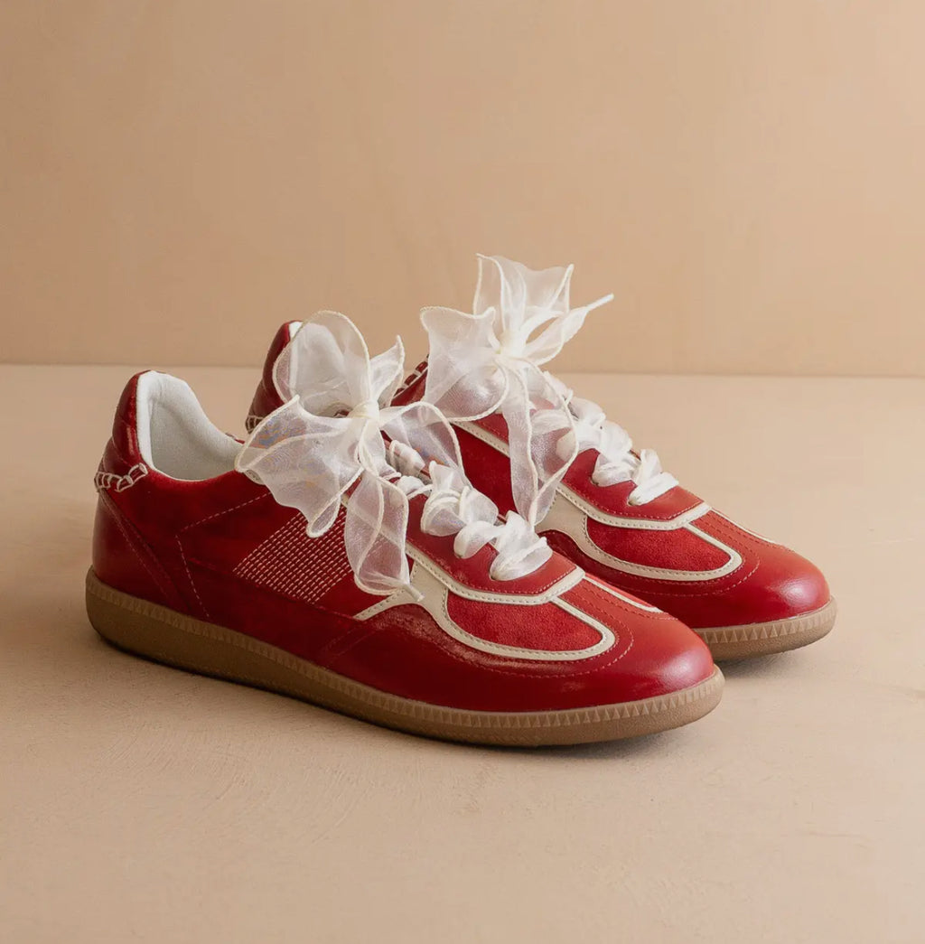 Cherry Lace Up Sneaker