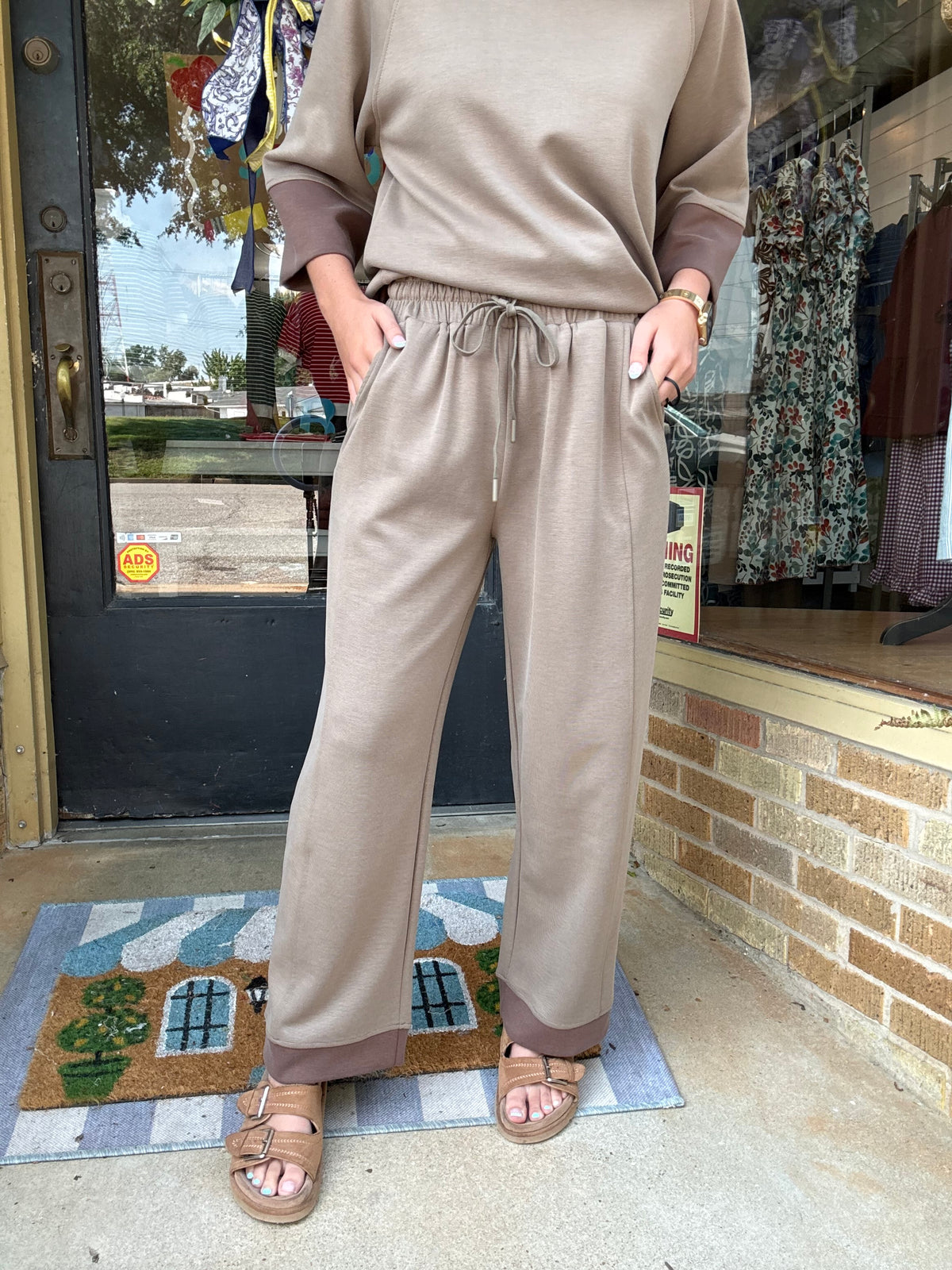 Brown Sugar Cloud Knit Pants