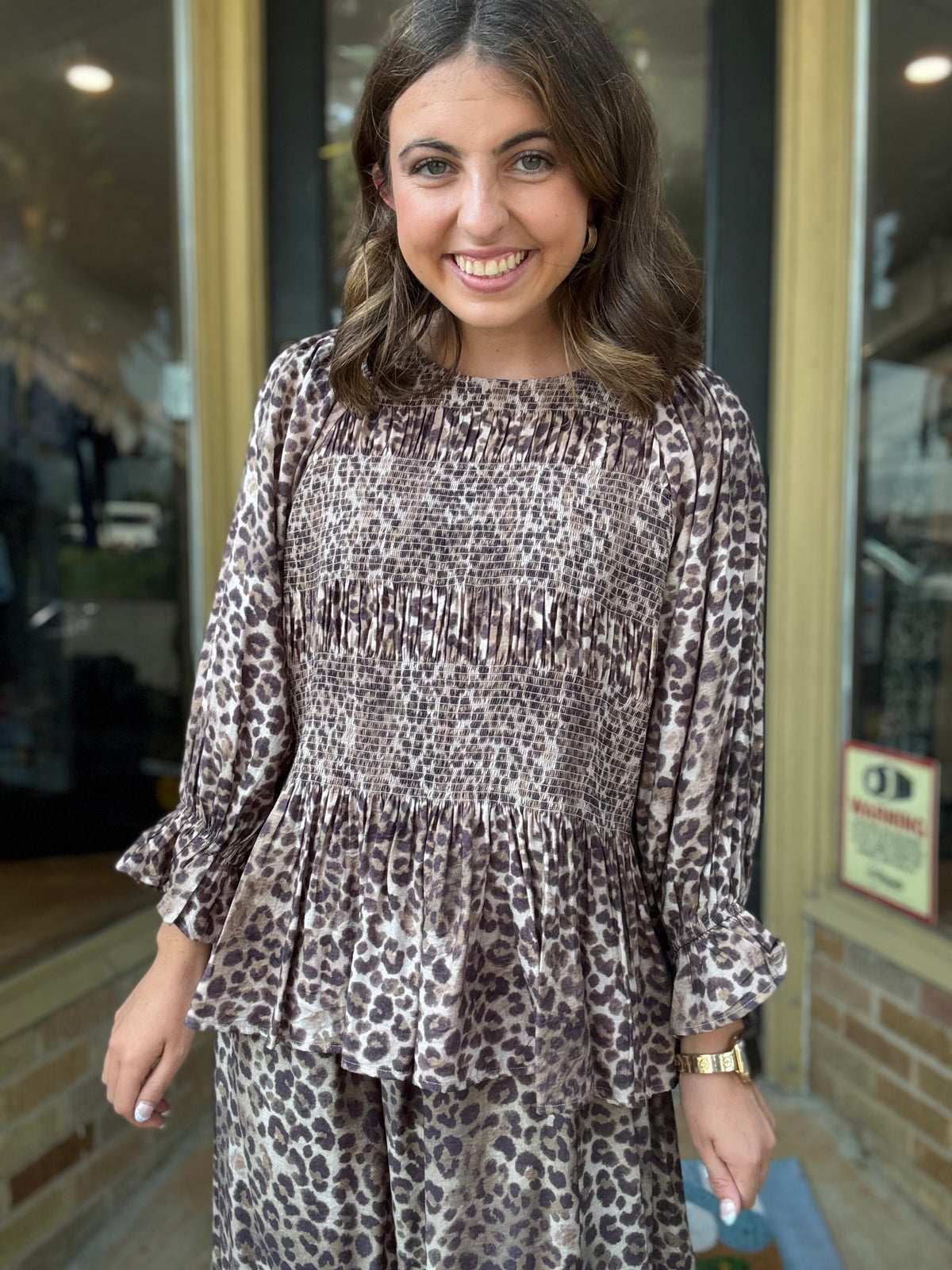 Wildly Yours Smocked Top