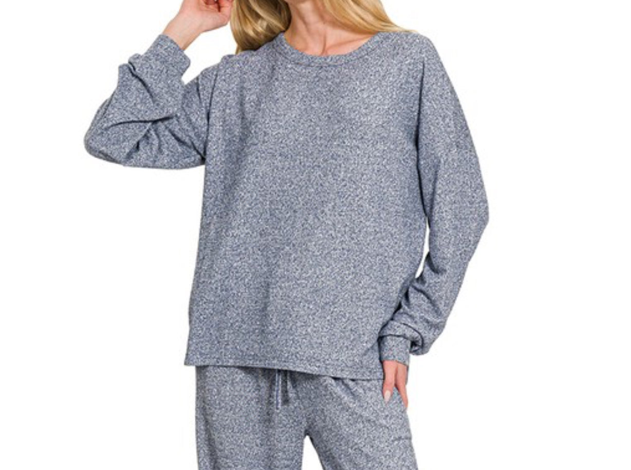 Soft Melange Set Top/ Top Only