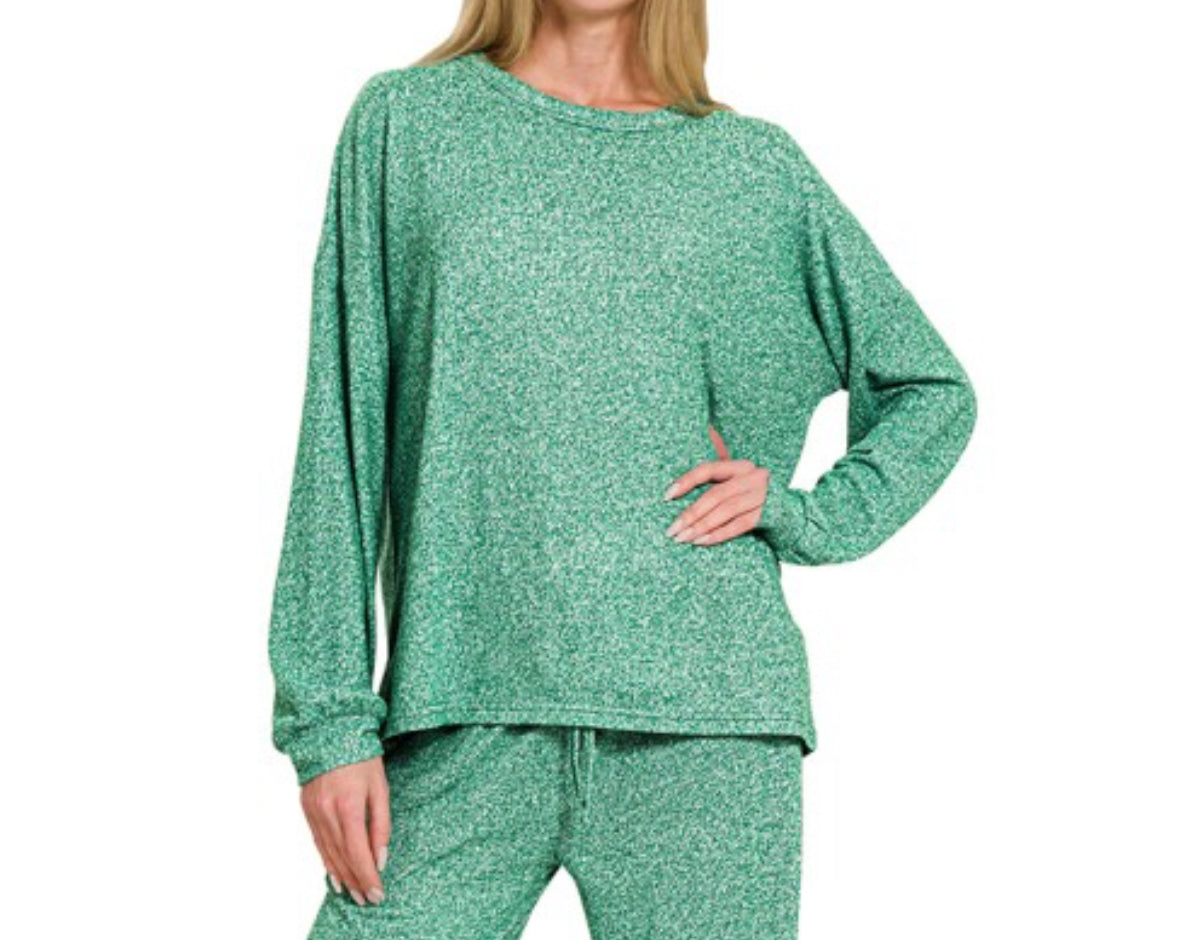 Soft Melange Set Top/ Top Only