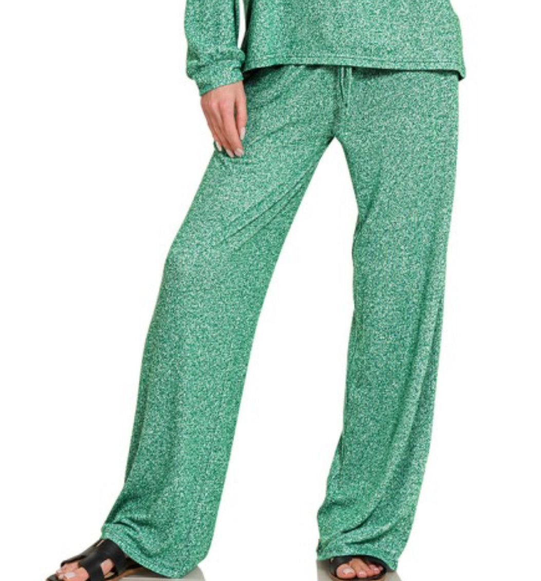 Soft Melange Set Pants/ Pants Only