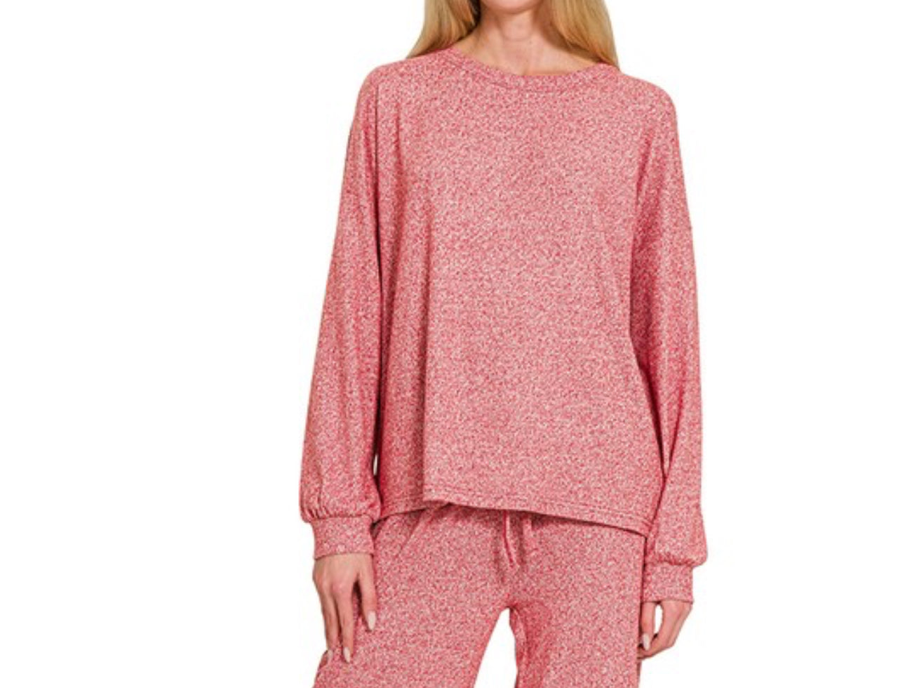 Soft Melange Set Top/ Top Only