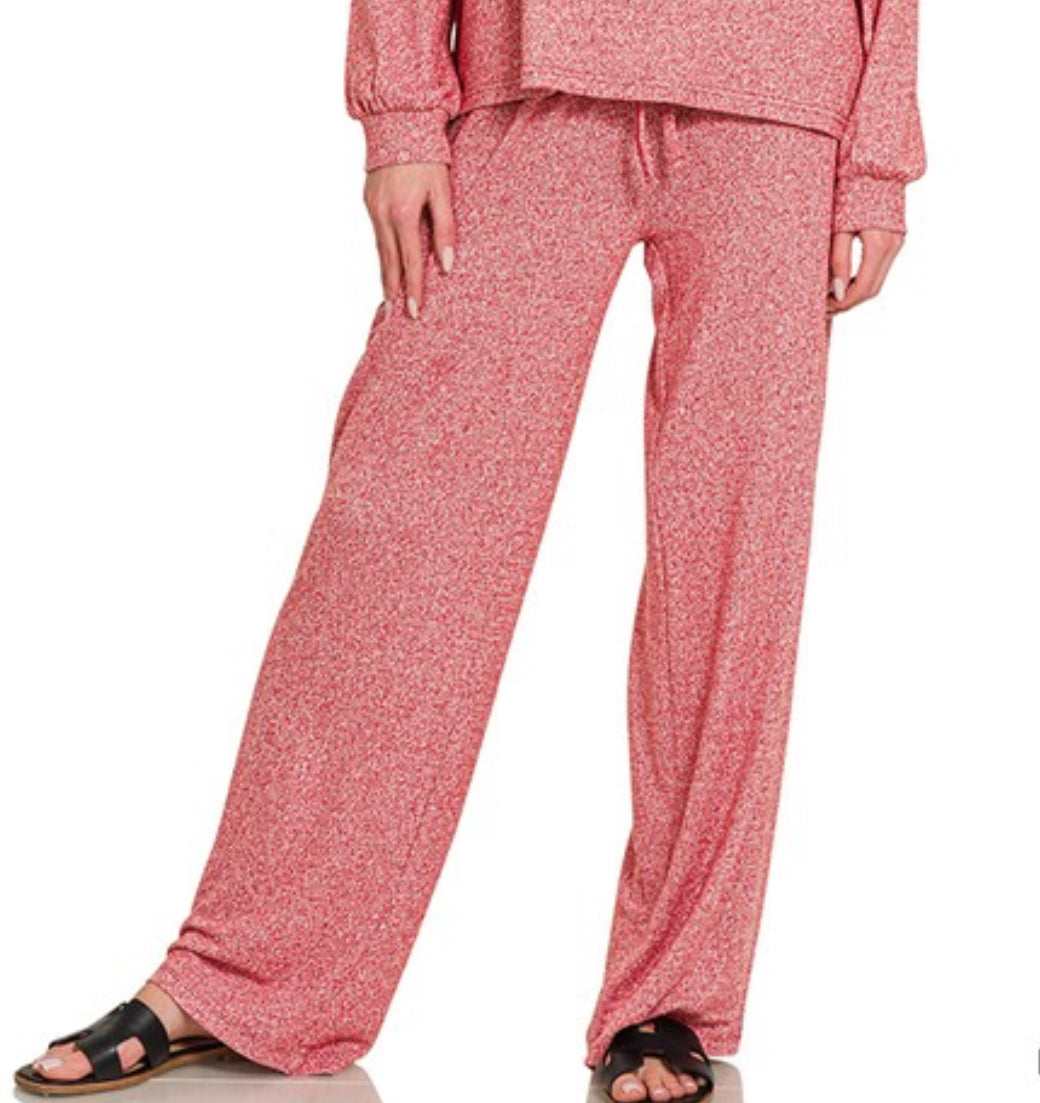 Soft Melange Set Pants/ Pants Only