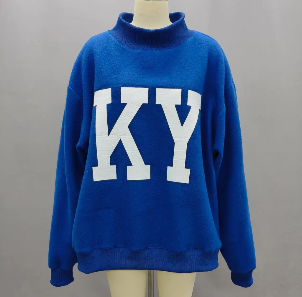 KY Reversible Mockneck Sweatshirt