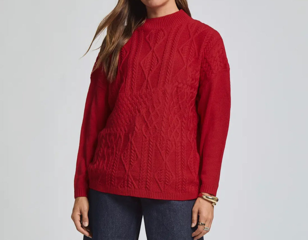 Dear Scarlett Cable Knit Sweater