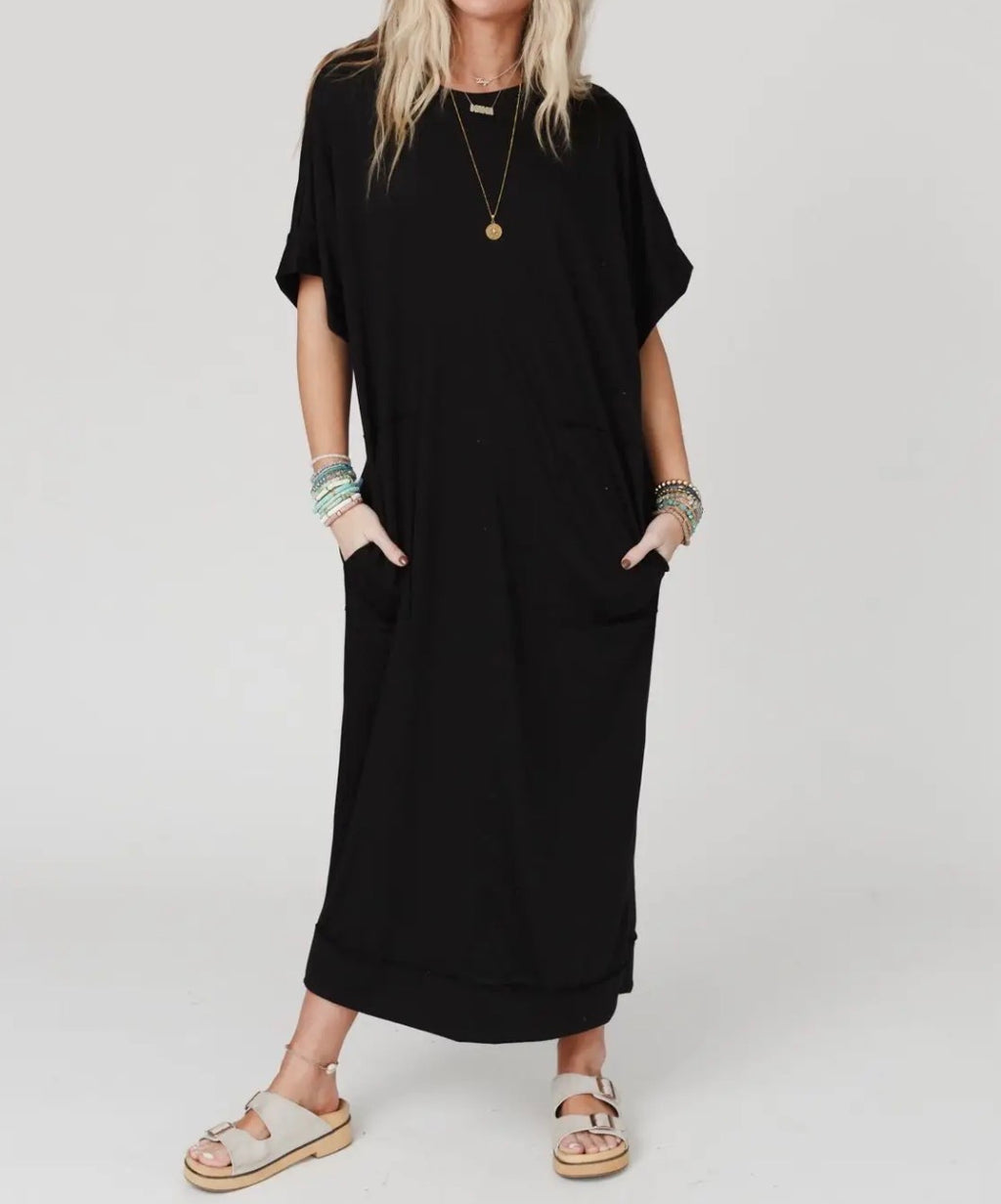 Laurel On-the-Go Dress- Black