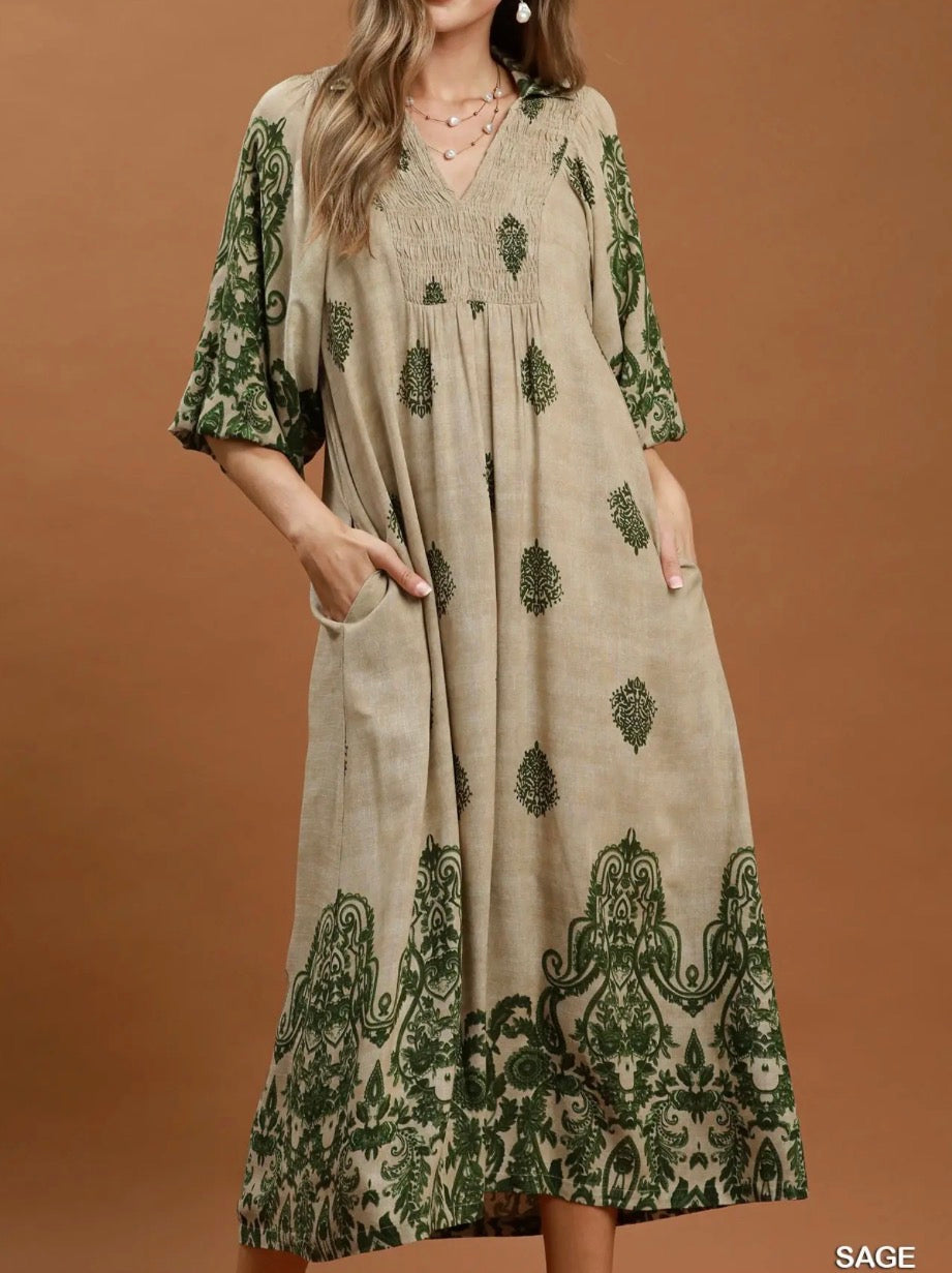 Sand + Sage Dress