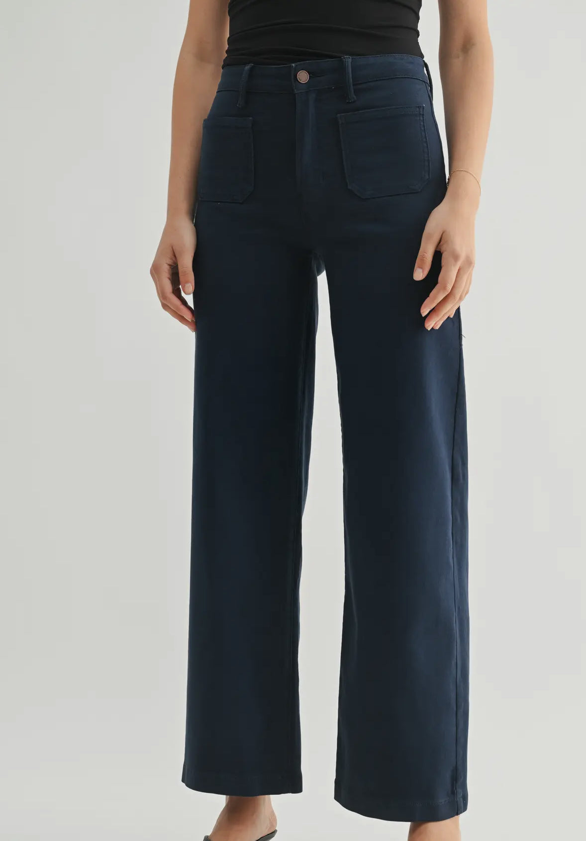 JBD Navy Wide Leg Jeans