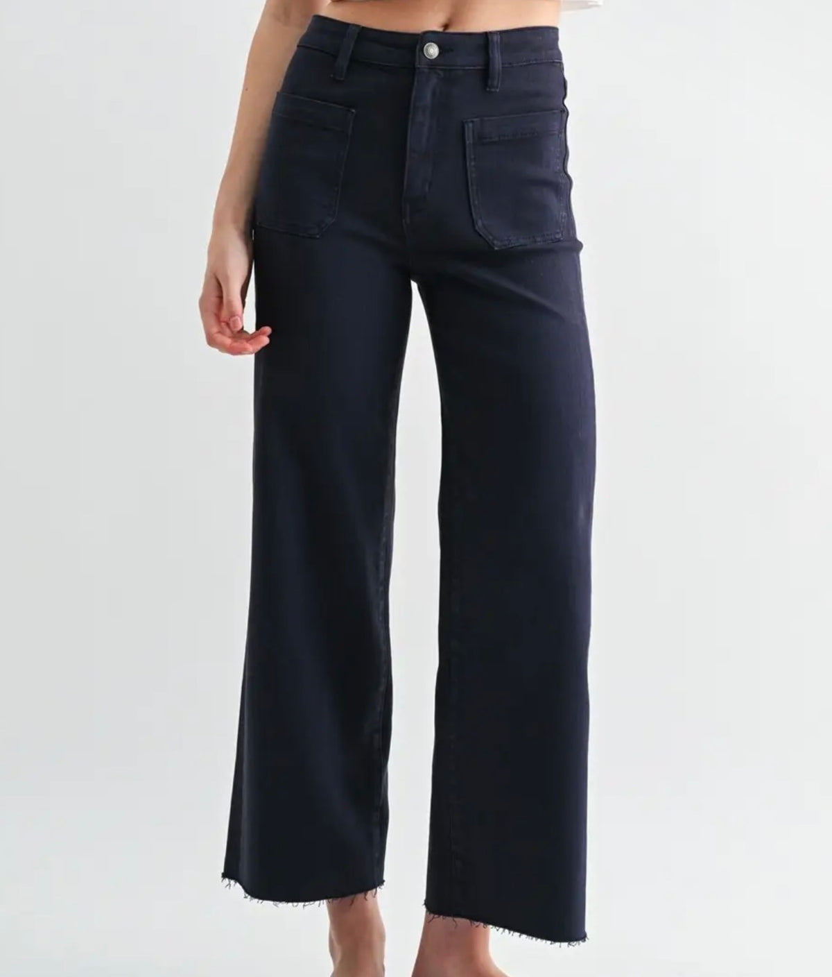 Mica Navy Crop Jeans