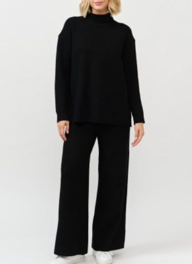 Black Sweater Set Pants