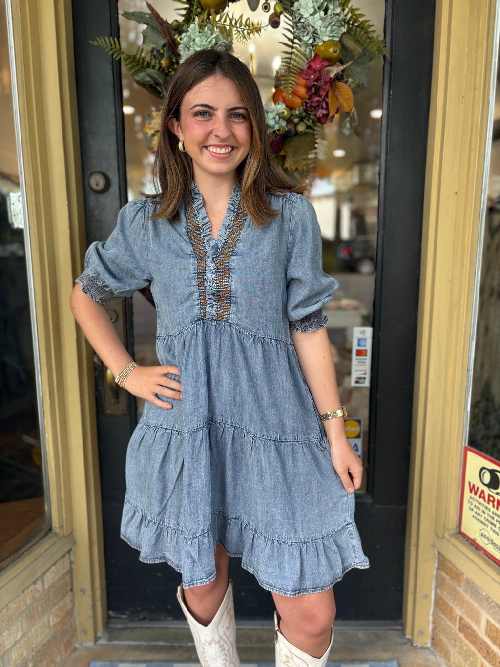 The Dolly Denim Dress