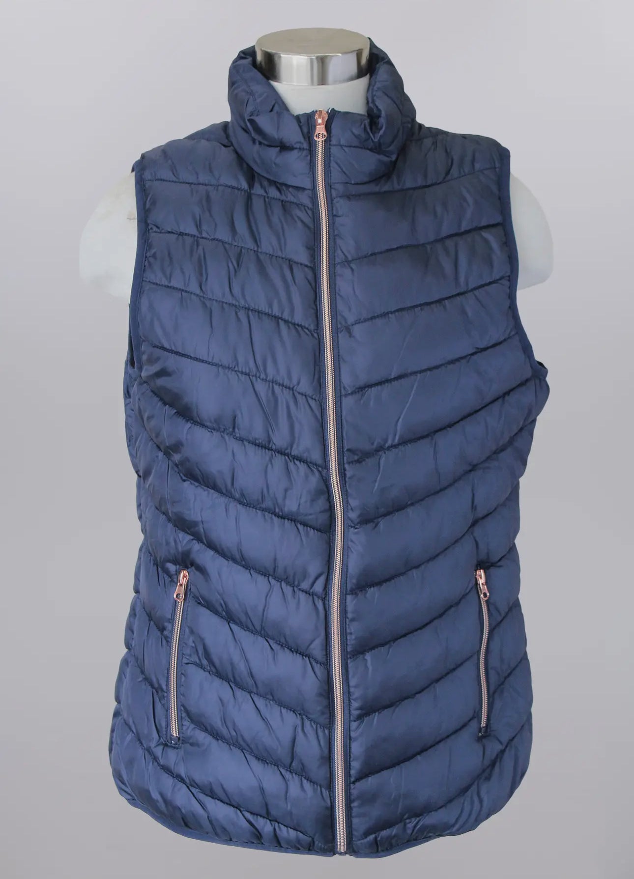 Navy Puffer Vest
