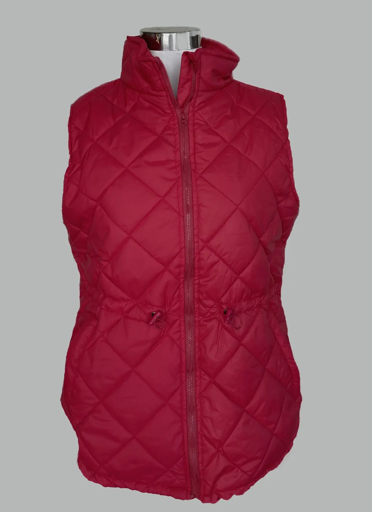 Red Quilted Vest