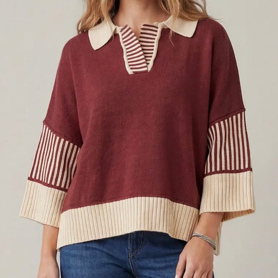 Deep Wine Sweater