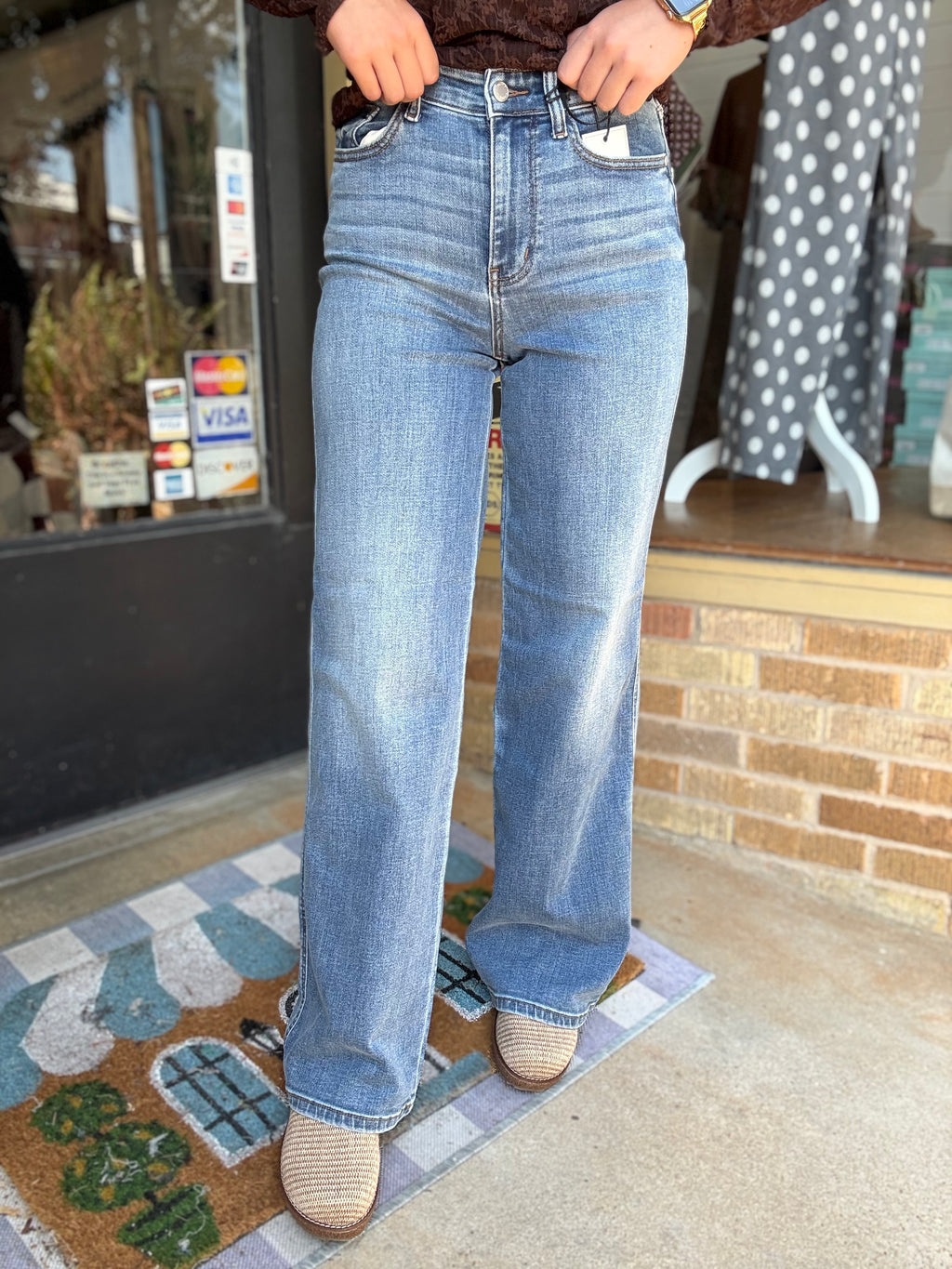 Judy Blue Angelina Straight Jeans