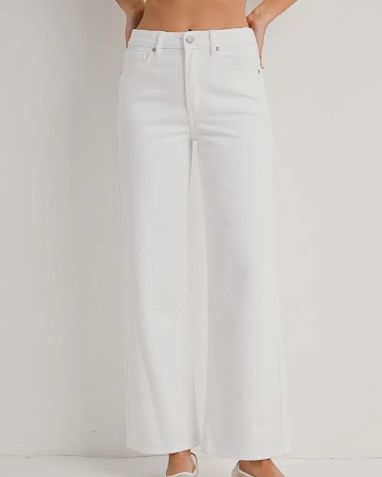 JBD Winter White Straight Jeans