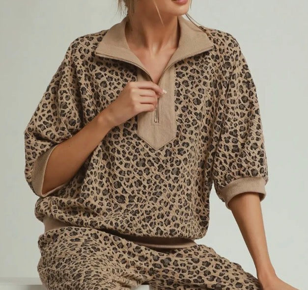 Spotted in Leopard Top