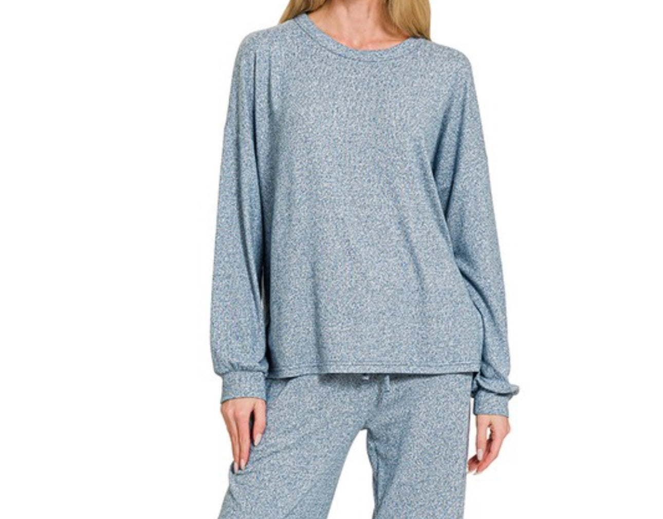 Soft Melange Set Top/ Top Only