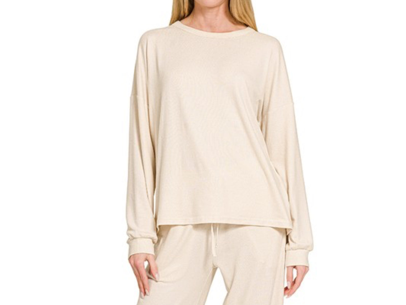 Soft Melange Set Top/ Top Only