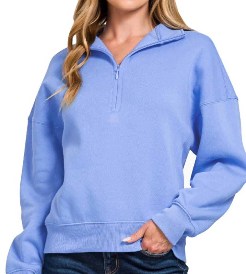 Half Zip Sweatshirts