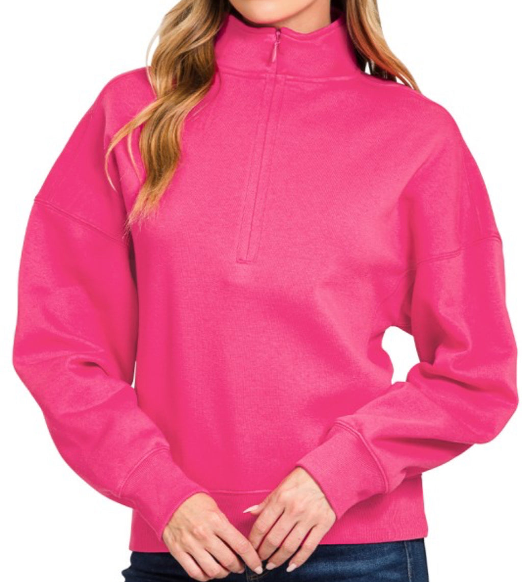 Half Zip Sweatshirts