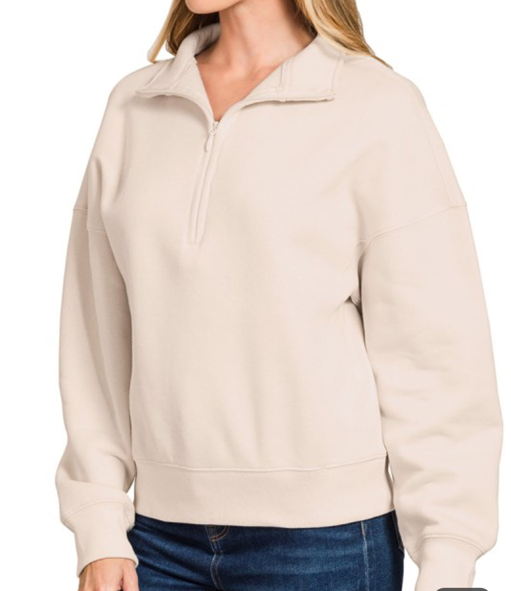 Half Zip Sweatshirts
