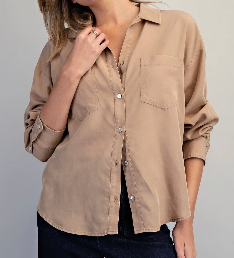 Vivienne Button Down Top