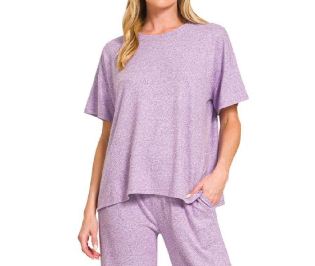 Soft Melange Set Tee