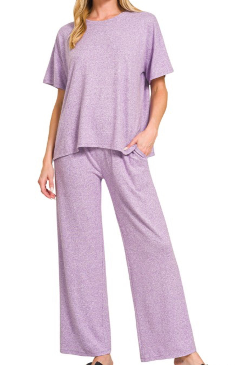 Soft Melange Set Tee