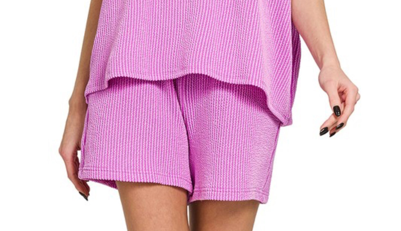 Ribbed Set Short- Short Only