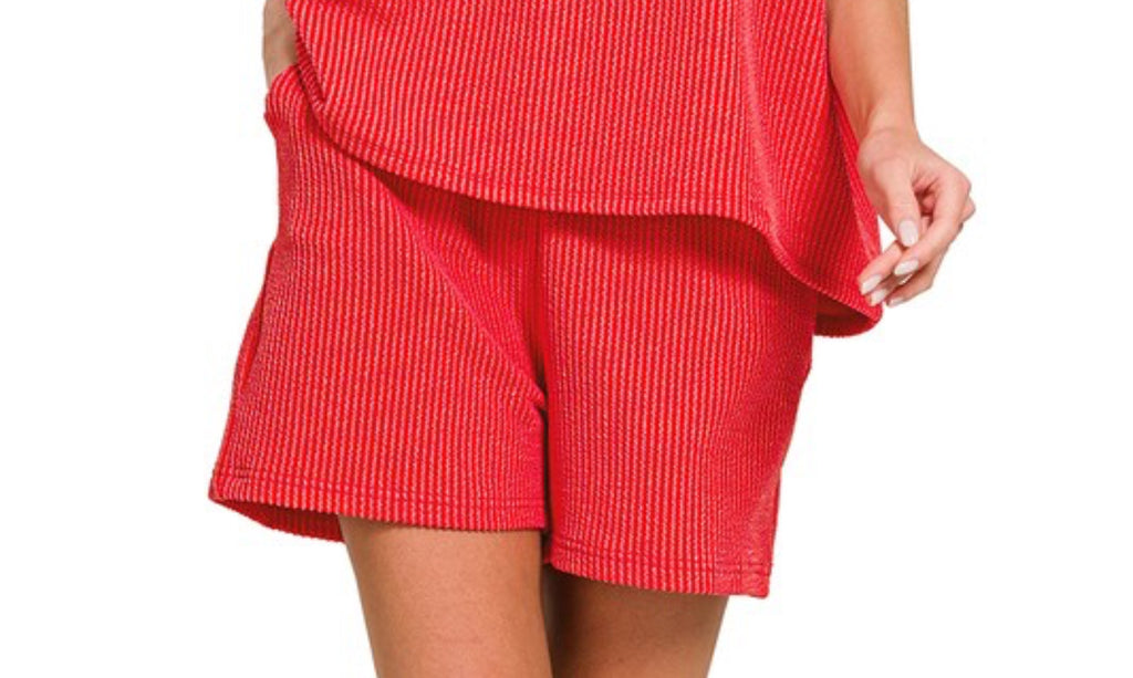 Ribbed Set Short- Short Only