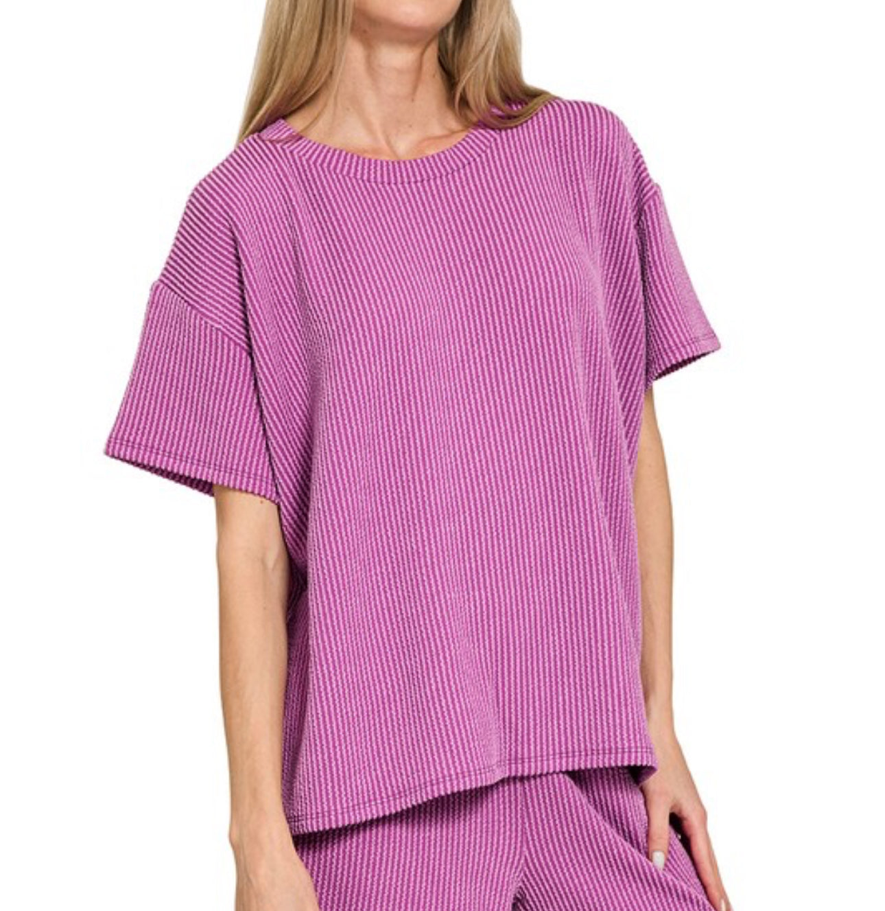 Rib Set Tee-Top Only