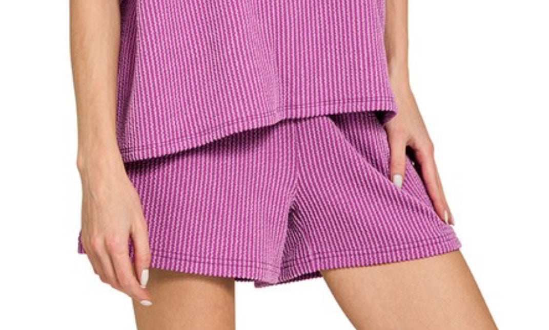 Ribbed Set Short- Short Only
