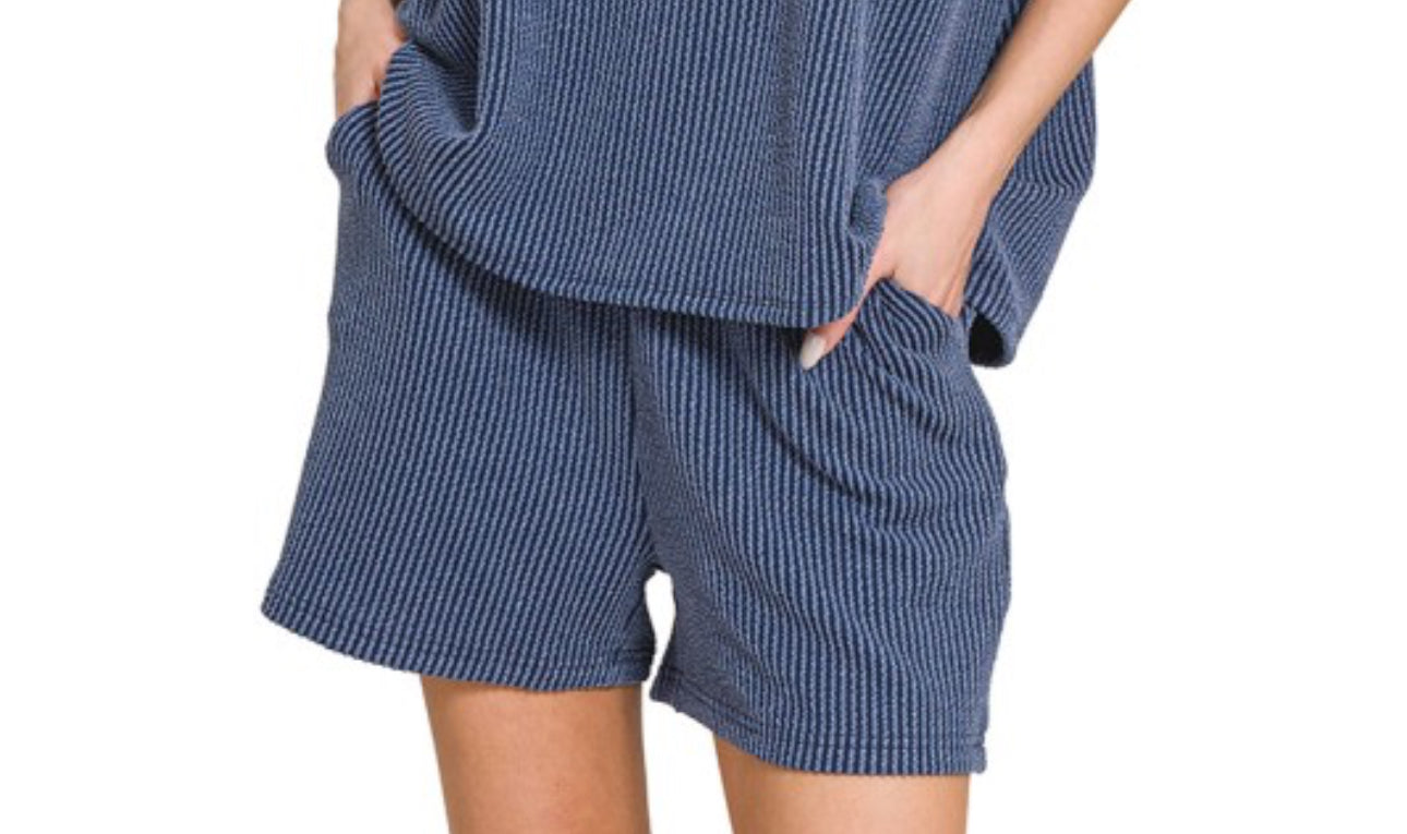 Ribbed Set Short- Short Only
