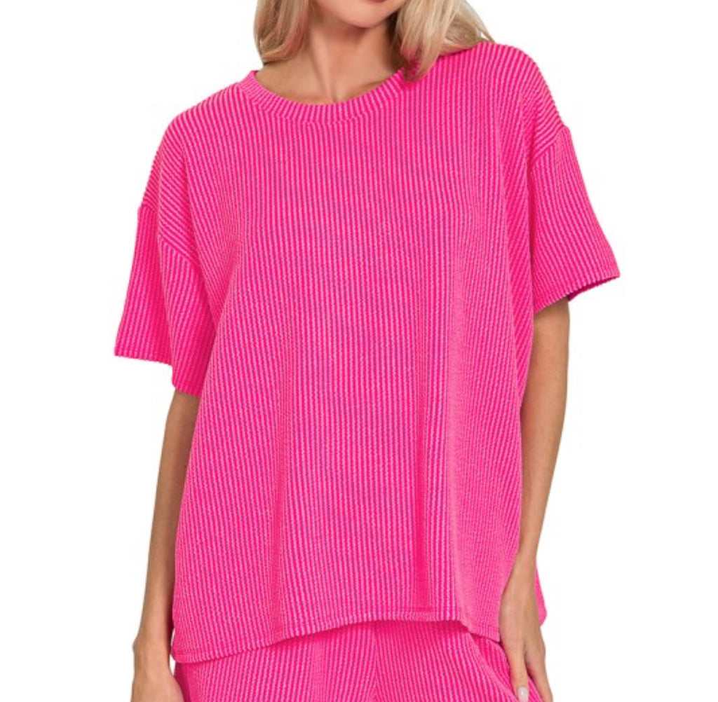 Rib Set Tee-Top Only