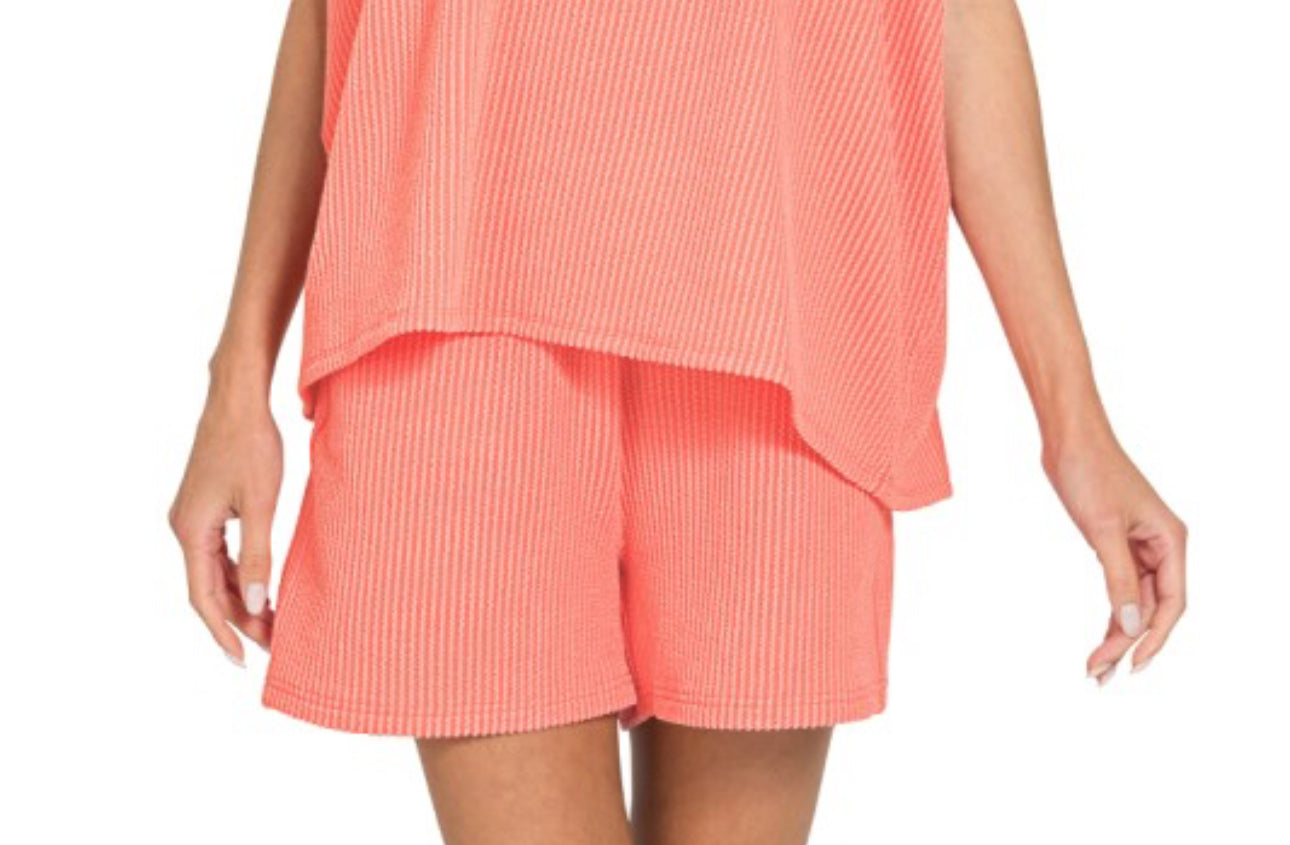 Ribbed Set Short- Short Only