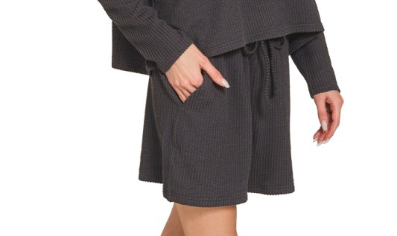 Ribbed Set Shorts- Shorts Only