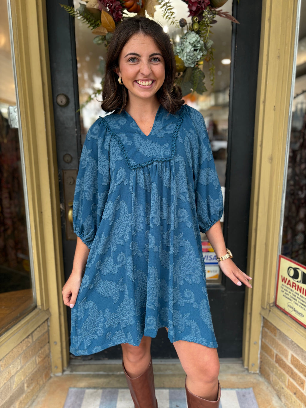 Teal the Show Dress