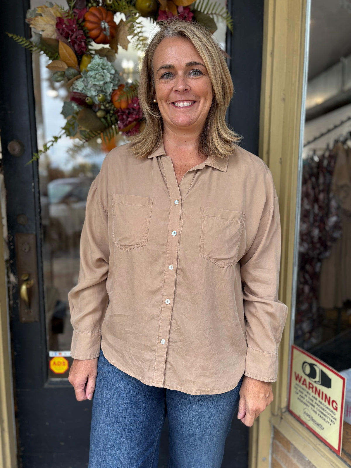 Vivienne Button Down Top