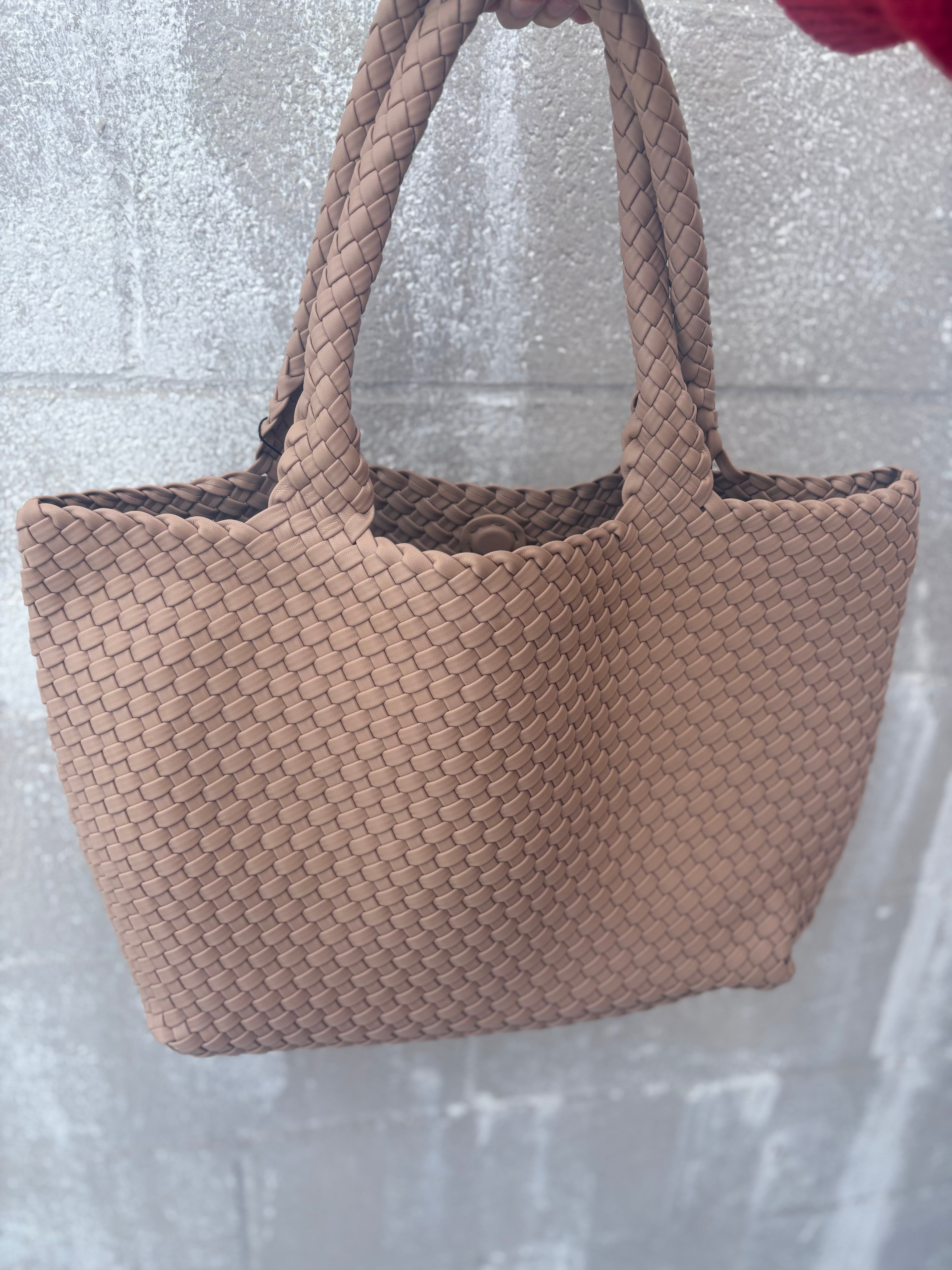 BC Beige Woven Bag