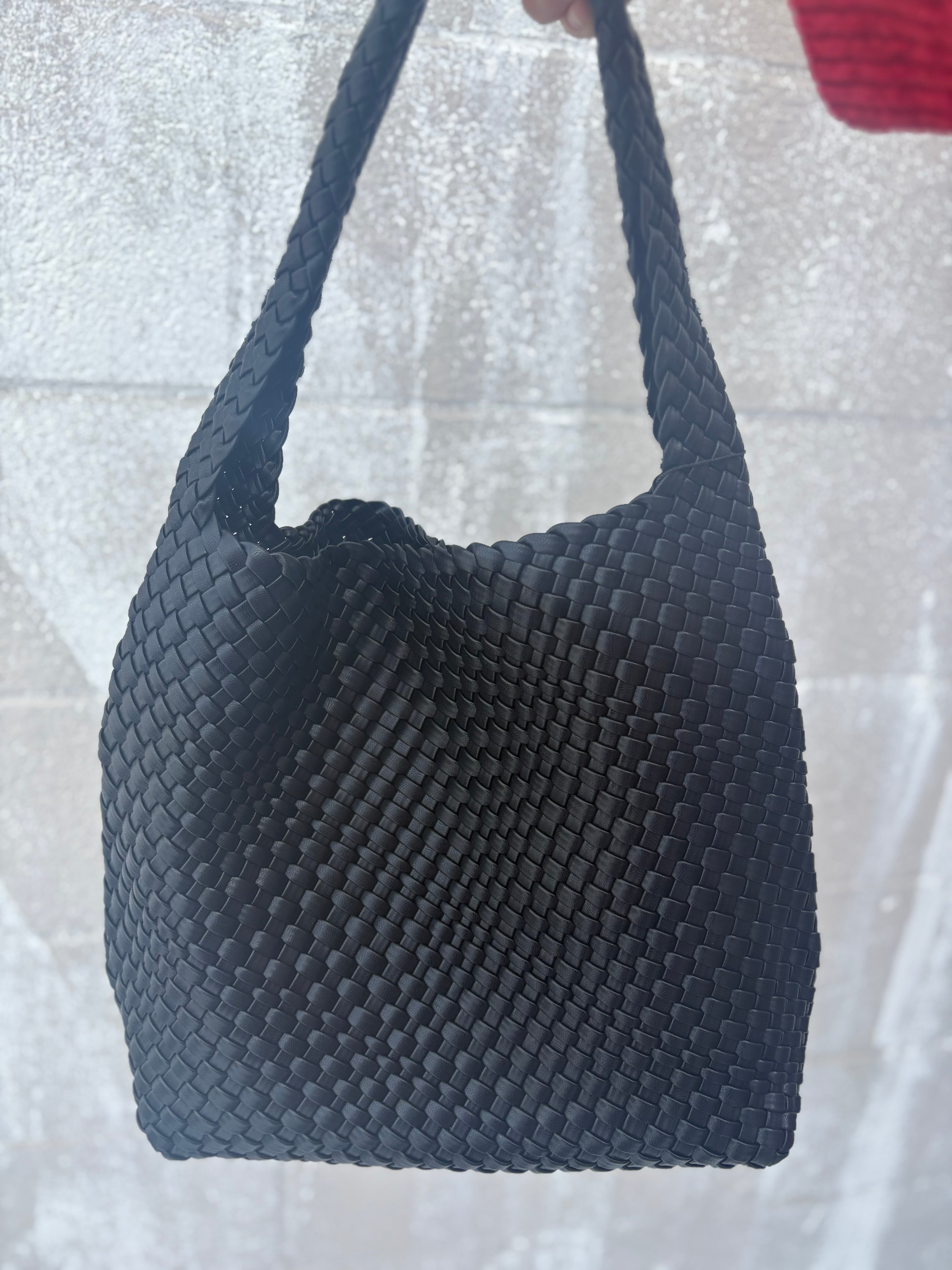 BC Black Woven Bag