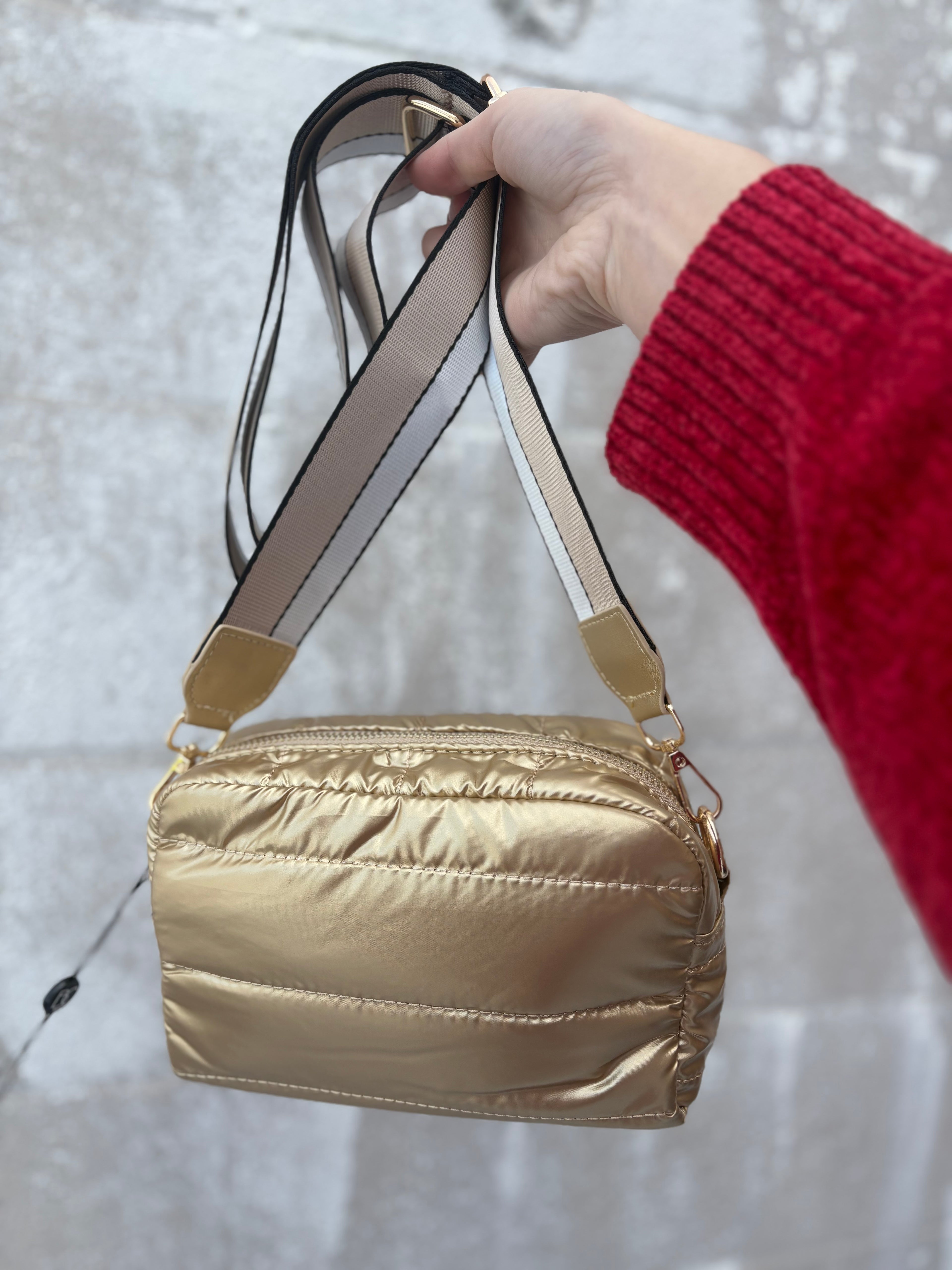 BC Gold Crossbody Purse